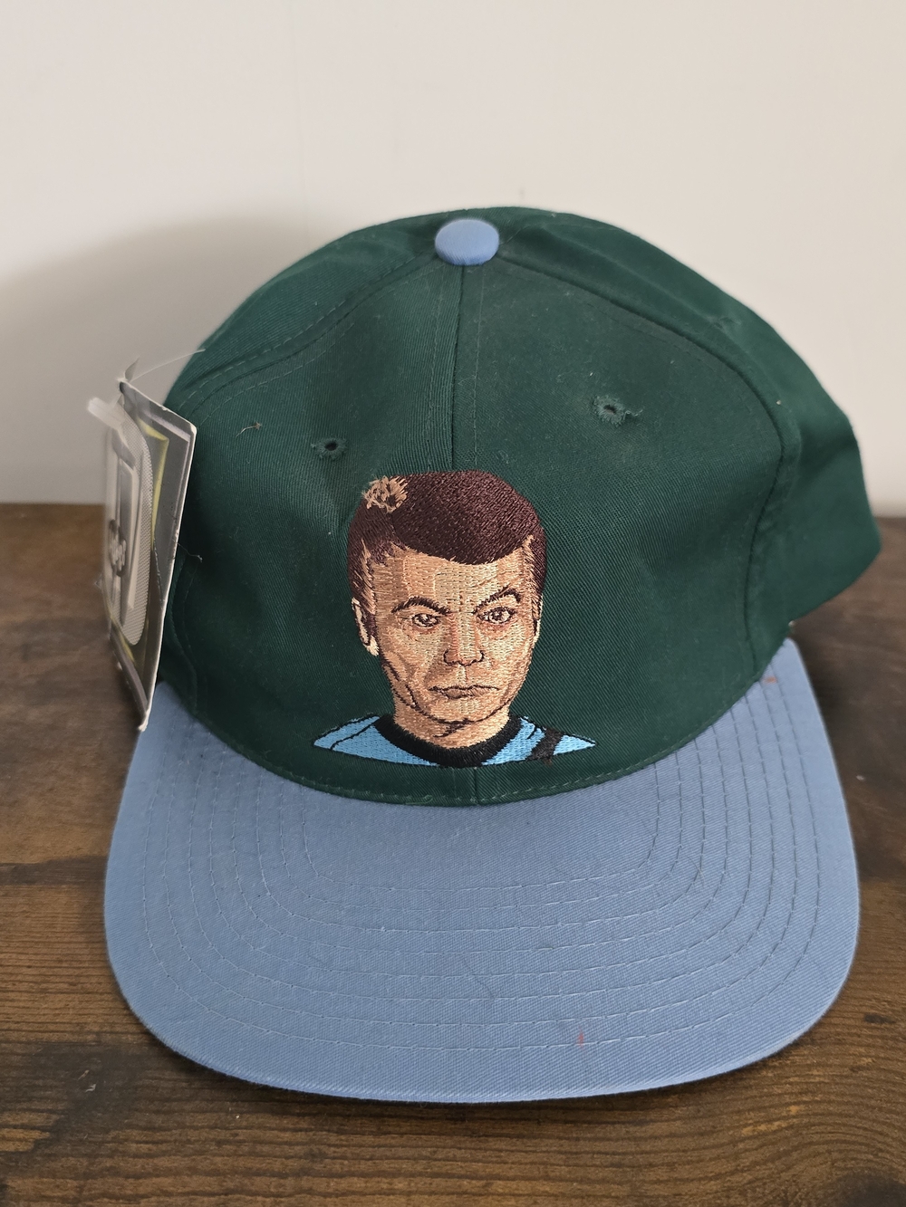 Vintage Bones American Needle Blockhead Snapback Hat Cap Star Trek RARE 1994